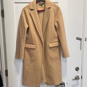 Women's Tan Topshop Peacoat